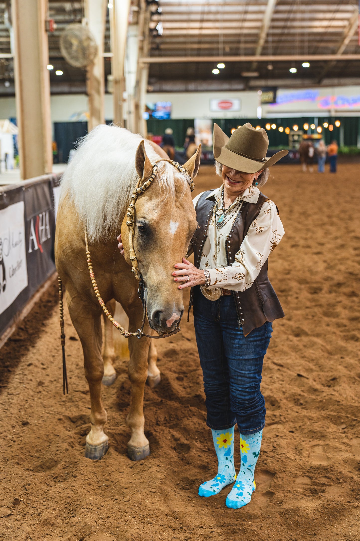 Cowgirl Buckaroo Performance Boot Socks