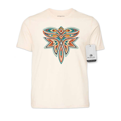 Desert Bloom Mosaic Boot Stitch - Adult Unisex Western Tee T-Shirt