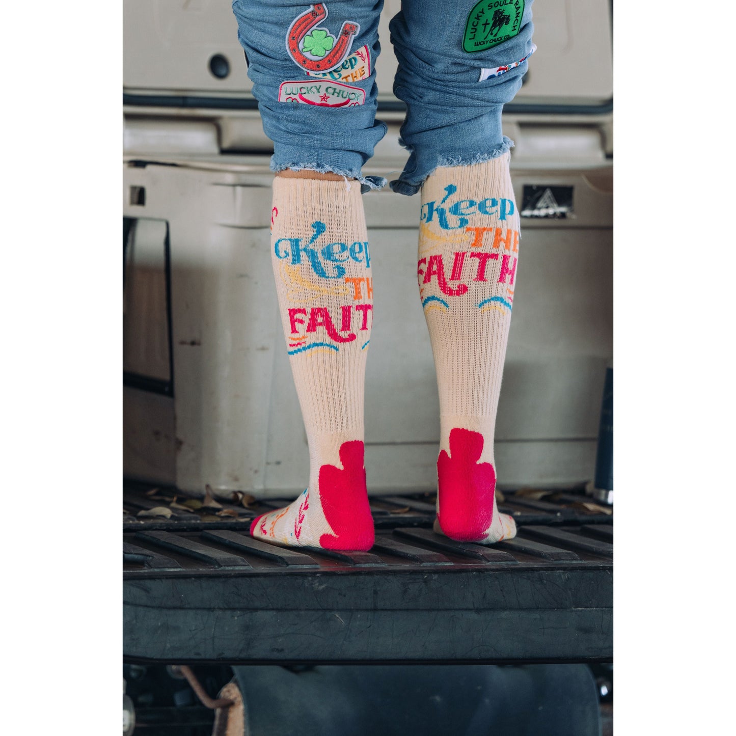 Keep The Faith Performance Boot Socks