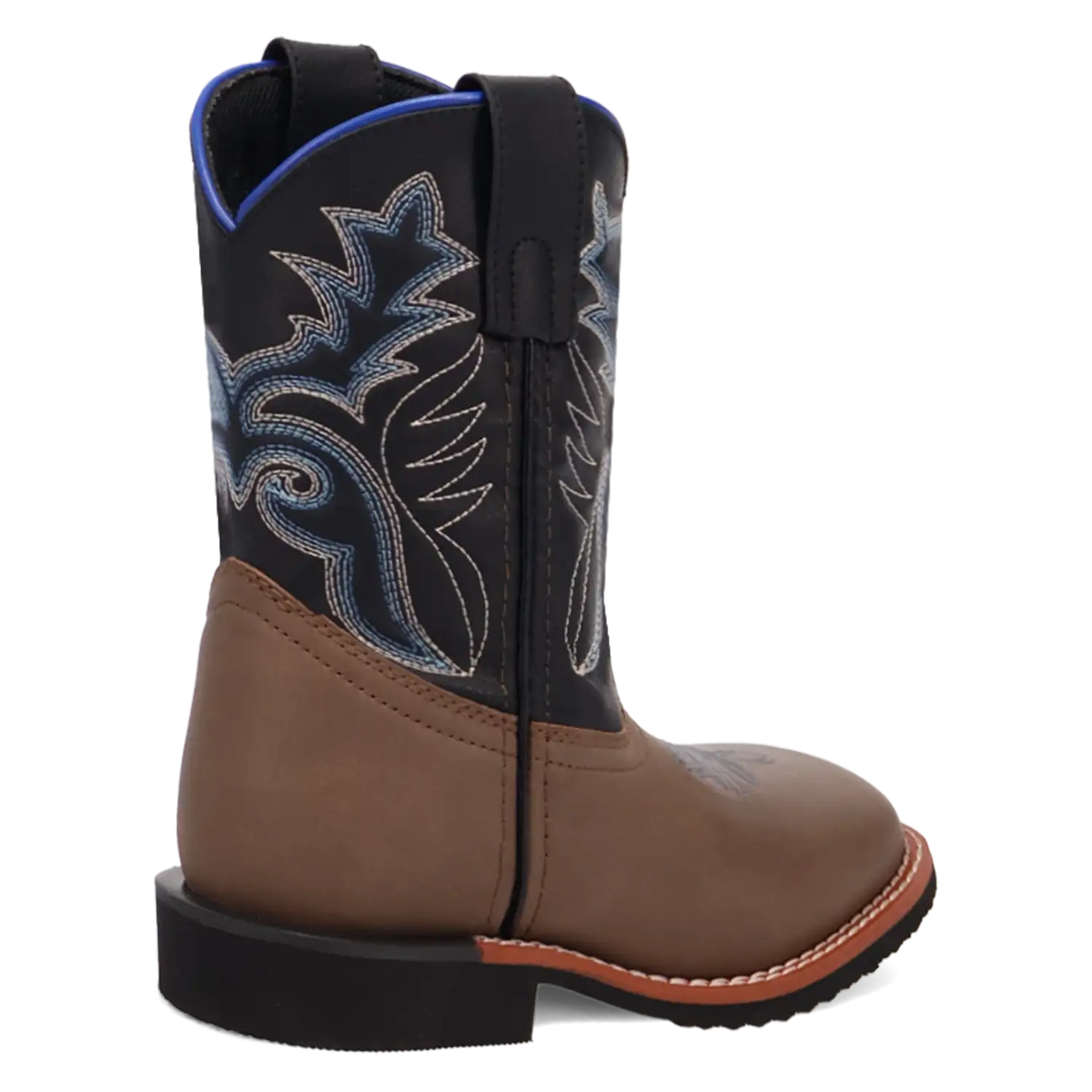 Laredo Bexley Little Kids / Big Kids Black, Brown, and Blue Cowboy Boots