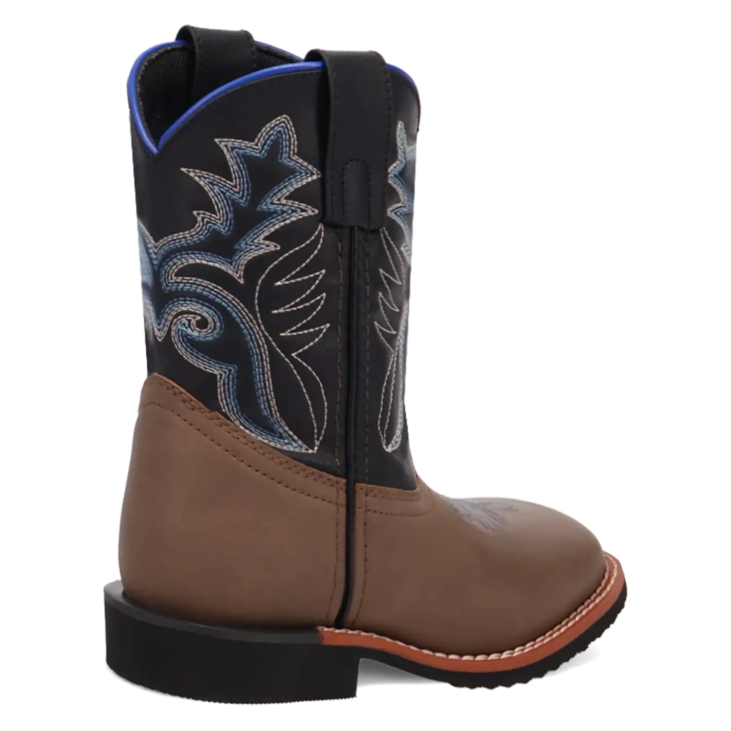 Laredo Bexley Little Kids / Big Kids Black, Brown, and Blue Cowboy Boots