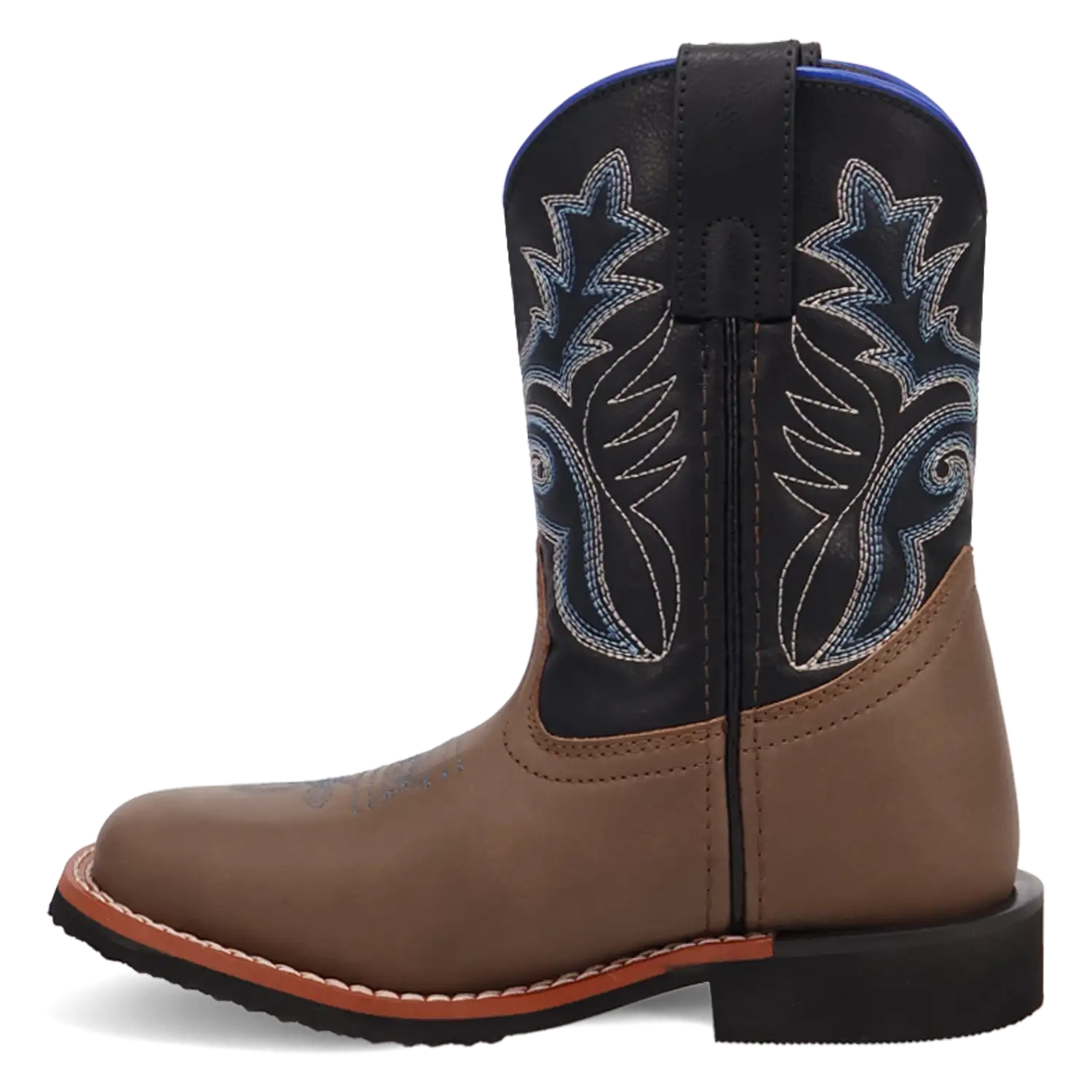 Laredo Bexley Little Kids / Big Kids Black, Brown, and Blue Cowboy Boots