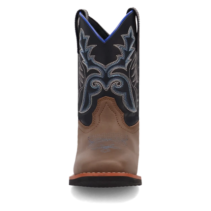Laredo Bexley Little Kids / Big Kids Black, Brown, and Blue Cowboy Boots