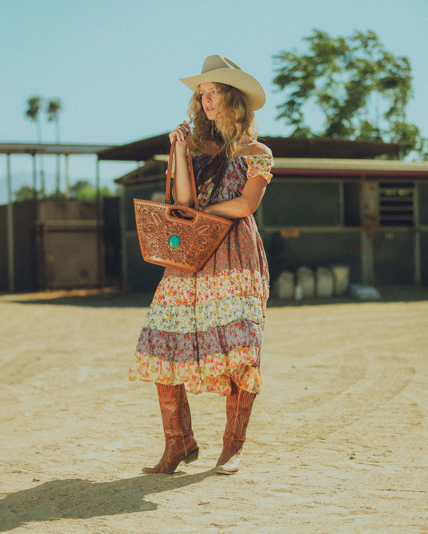 Loyal West Desert Marigold Bucket Bag