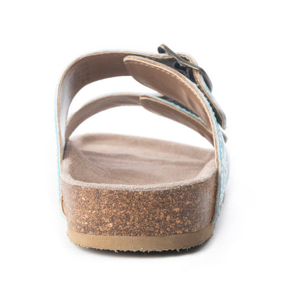 Turquoise Trail Birks In Turquoise & White