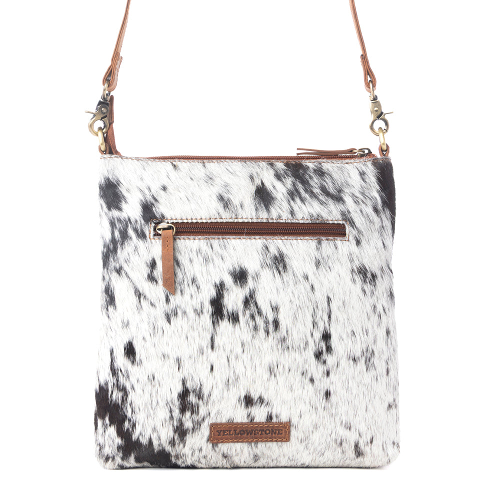 Myra Yellowstone Wind River Handtooled Bag in Midnight Sable