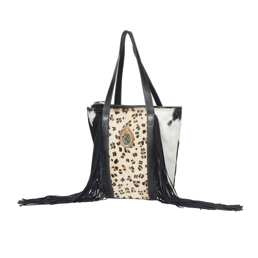 Vanilla Crème me Leather & Hairon Bag