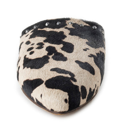 Black & White Cowhide Tint Sandals