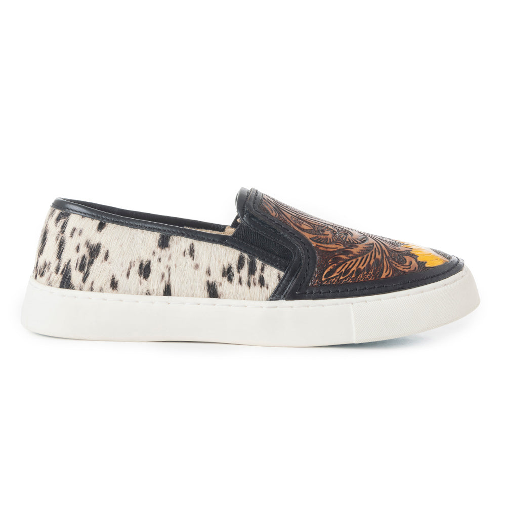 Nehard Western Hand-Tooled Sneakers