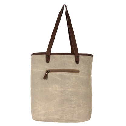 French Countryside Patchwork Tote Bag