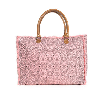 Triple Fork Ranch Weekender Bag in Rose