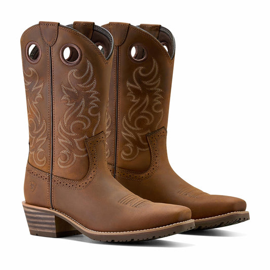 Ariat Men's Hybrid Roughstock Square Toe Cowboy Boots