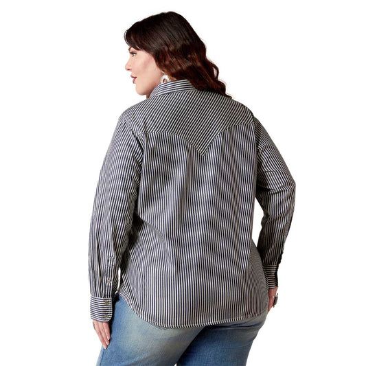 Ariat Women's Railroad Stripe Long Sleeve Shirt