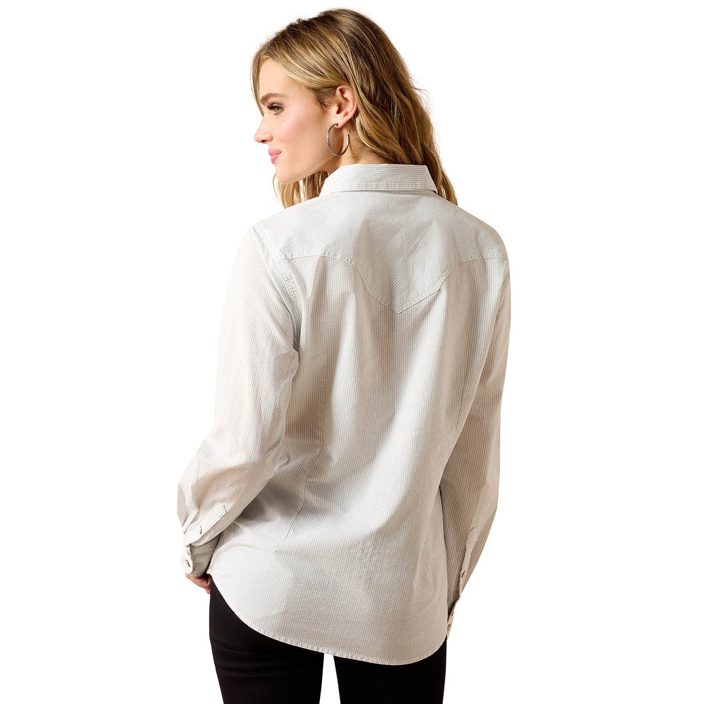Ariat Women's Stella Western Pearl Snap Shirt – Long Sleeve Cowgirl Classic