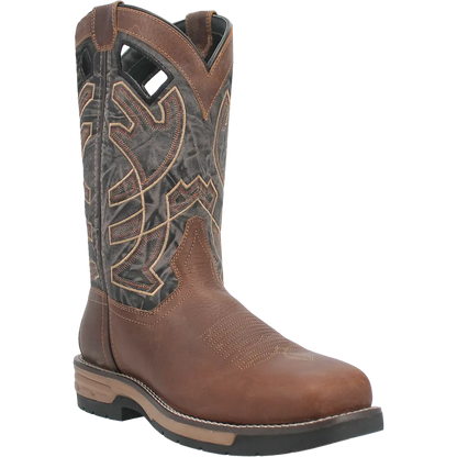 Laredo Sherpa (Broad Square Toe) - Men's Leather Cowboy Work Boot