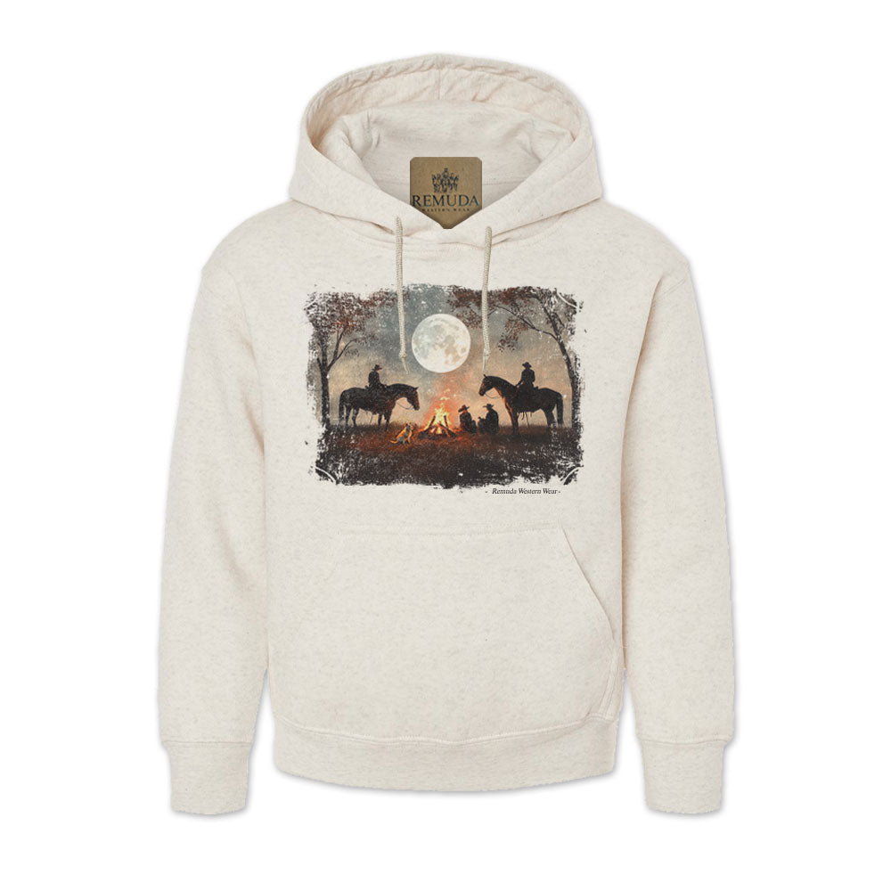 Bonfires & Broomtails - Adult Unisex Western Pullover Hoodie