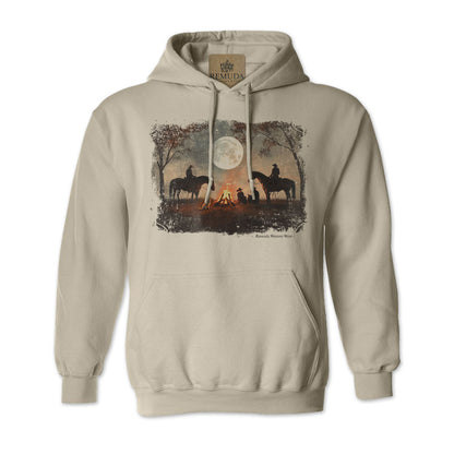 Bonfires & Broomtails - Adult Unisex Western Pullover Hoodie