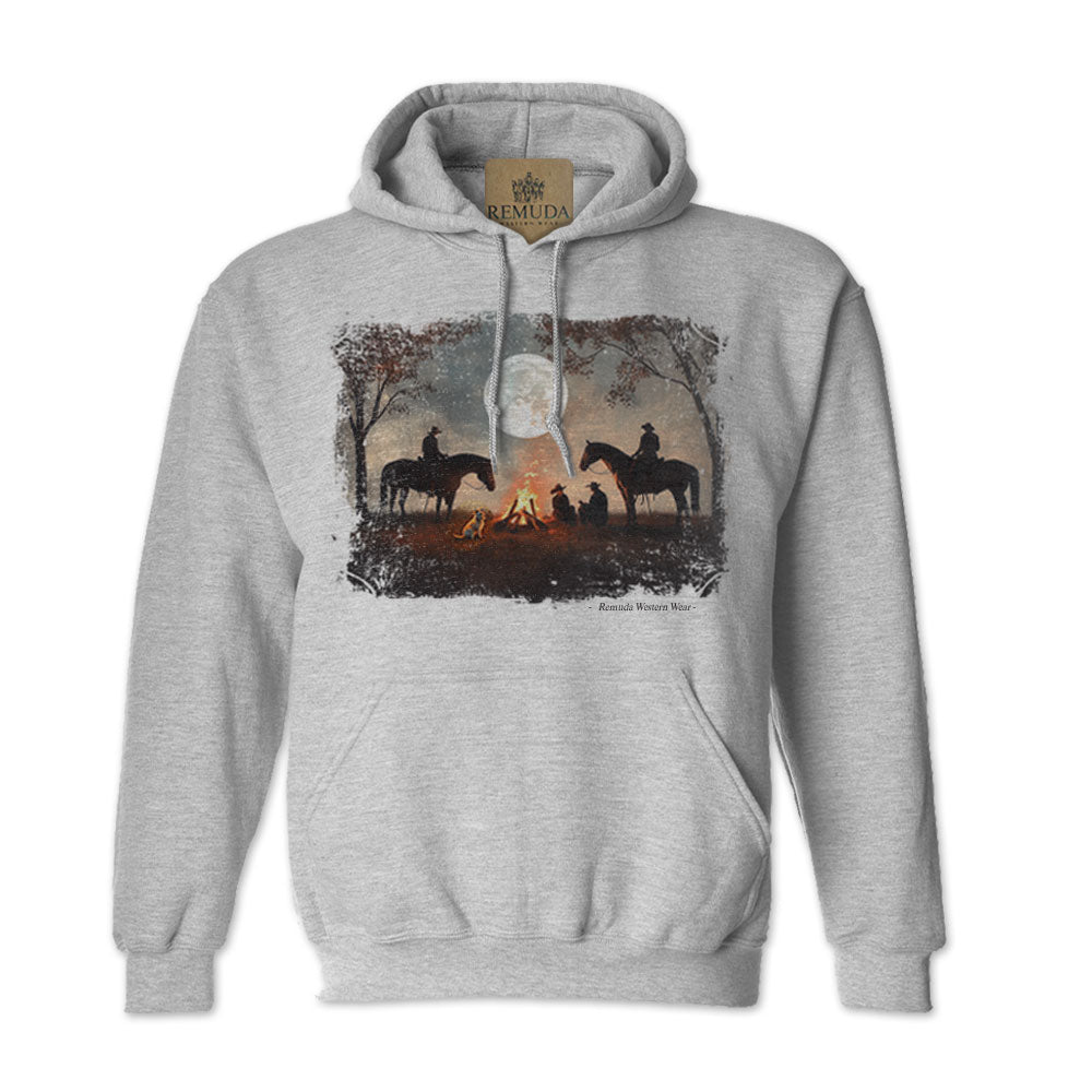 Bonfires & Broomtails - Adult Unisex Western Pullover Hoodie