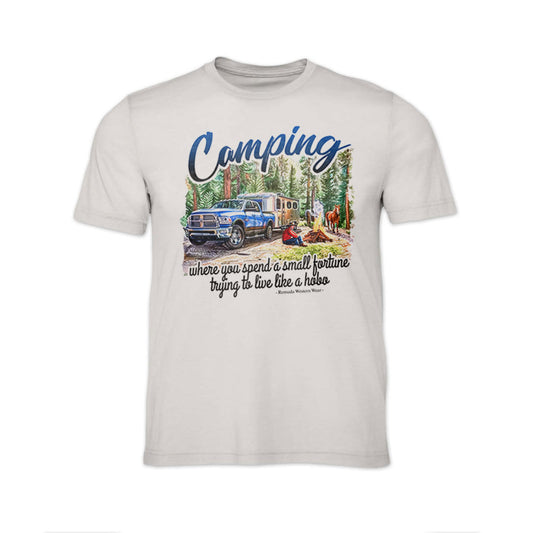 CAMPING IRONY Adult Unisex Western Tee T-Shirt