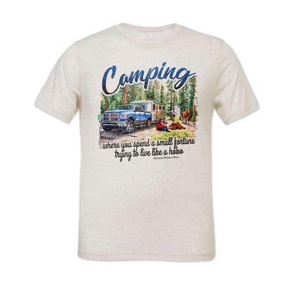 CAMPING IRONY Adult Unisex Western Tee T-Shirt