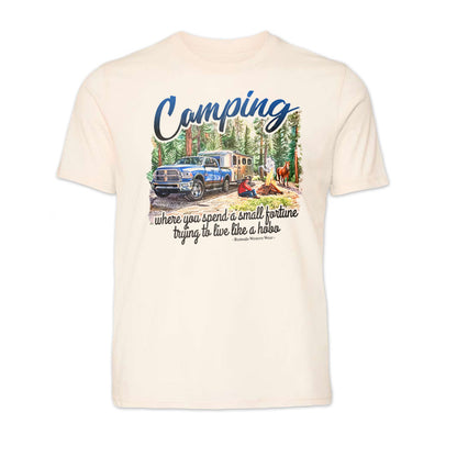 CAMPING IRONY Adult Unisex Western Tee T-Shirt