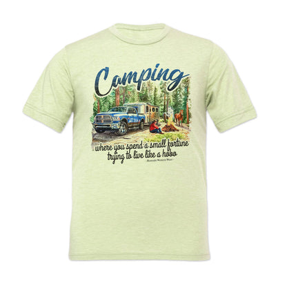 CAMPING IRONY Adult Unisex Western Tee T-Shirt