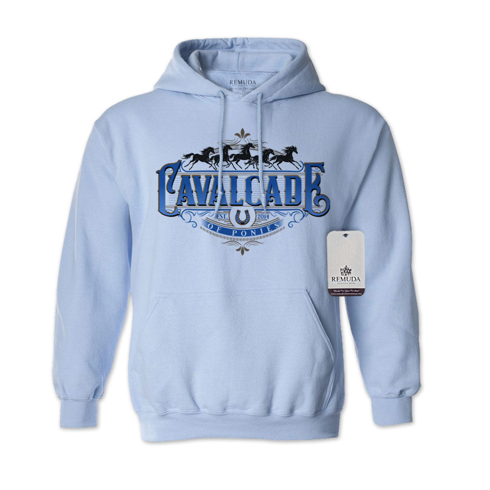 Cavalcade Of Ponies (Ornate) - Adult Unisex Hoodie