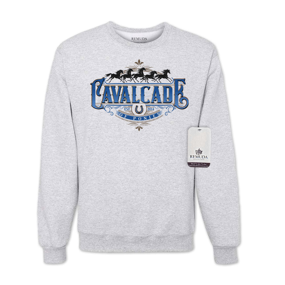 Cavalcade of Ponies (Ornate) - Adult Unisex Sweatshirt