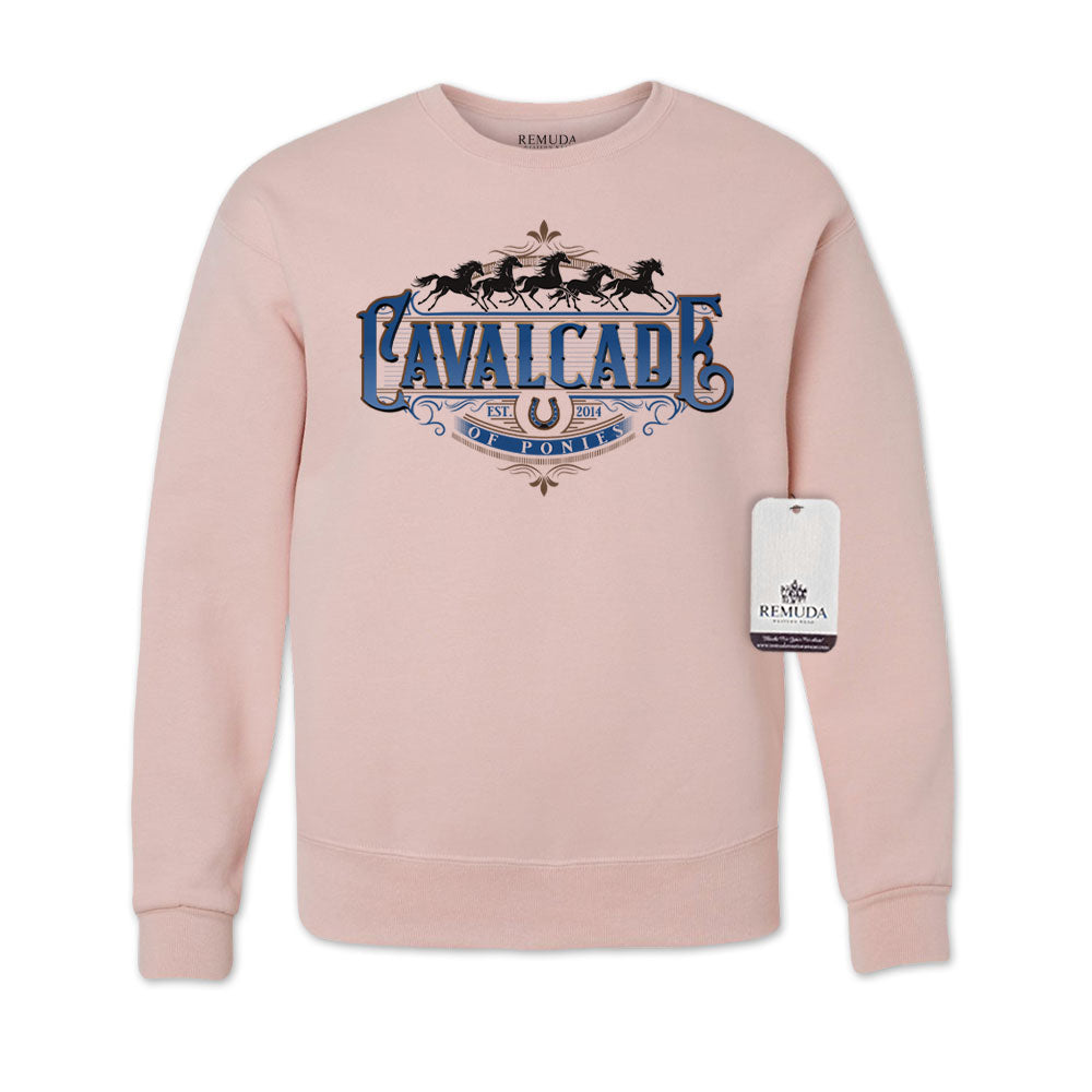 Cavalcade of Ponies (Ornate) - Adult Unisex Sweatshirt