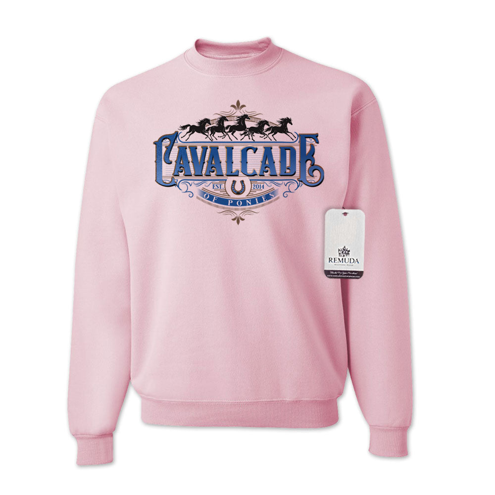 Cavalcade of Ponies (Ornate) - Adult Unisex Sweatshirt