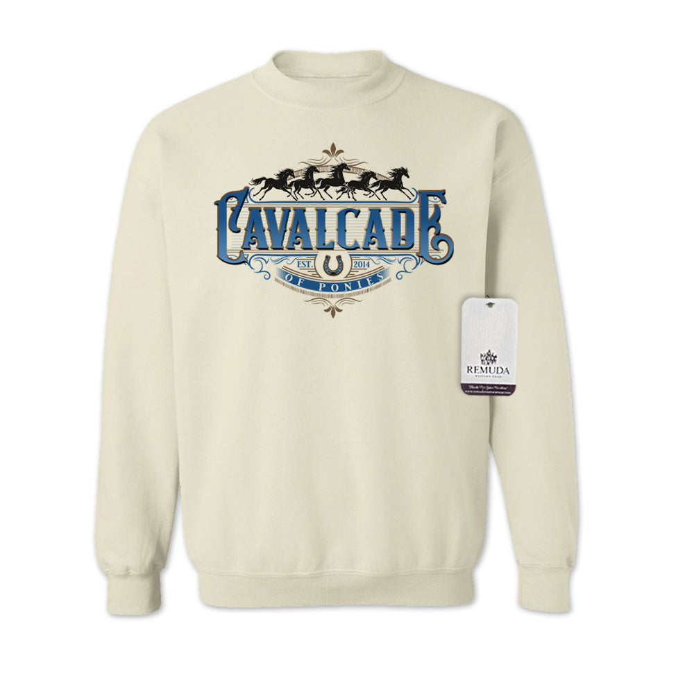 Cavalcade of Ponies (Ornate) - Adult Unisex Sweatshirt