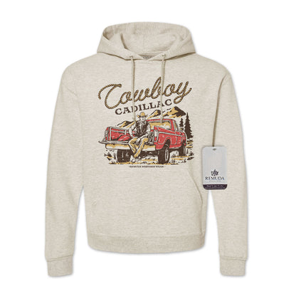 Cowboy Cadillac - Adult Unisex Western Hoodie