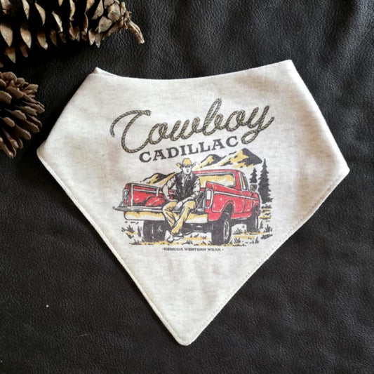 Cowboy Cadillac Infant / Toddler Western Bandana Bib