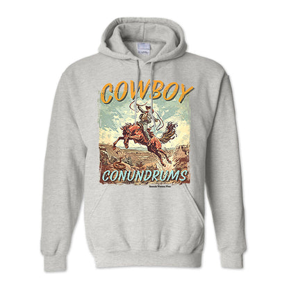 Cowboy Conundrums -  Adult Unisex Western Pullover Hoodie