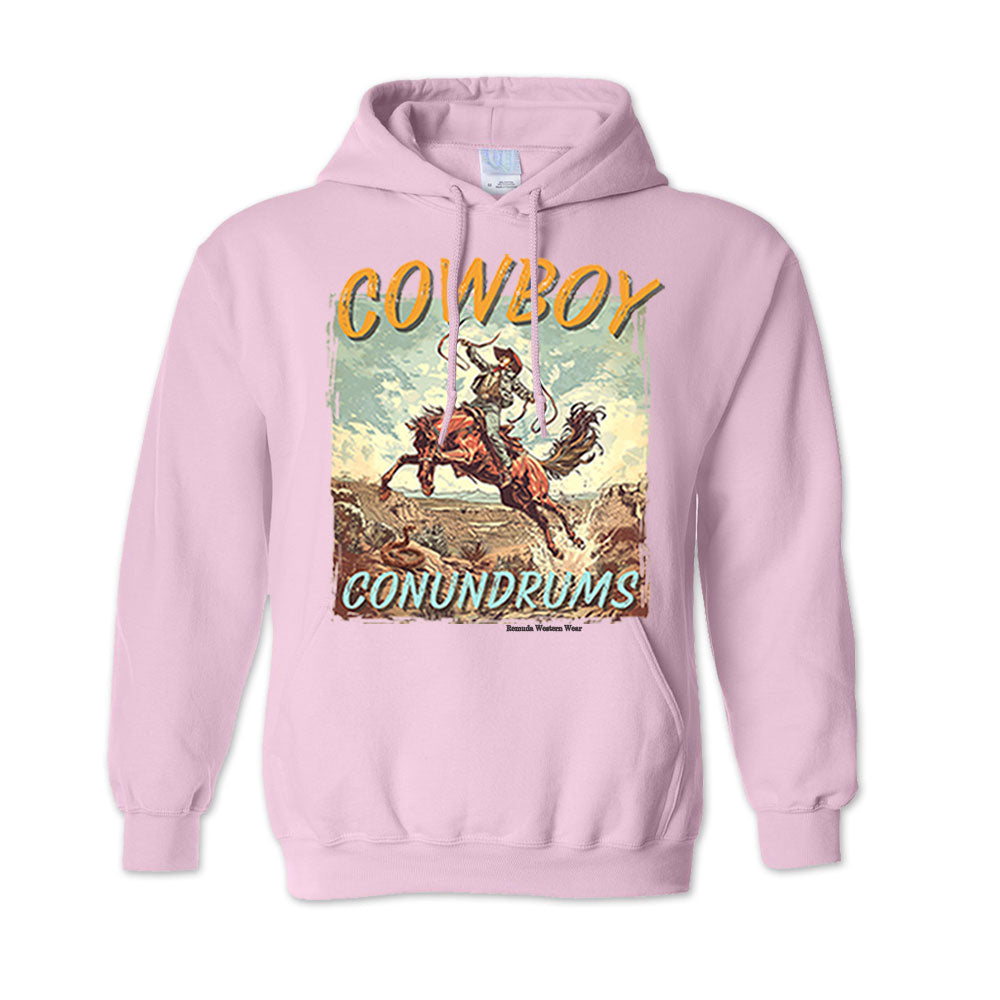 Cowboy Conundrums -  Adult Unisex Western Pullover Hoodie