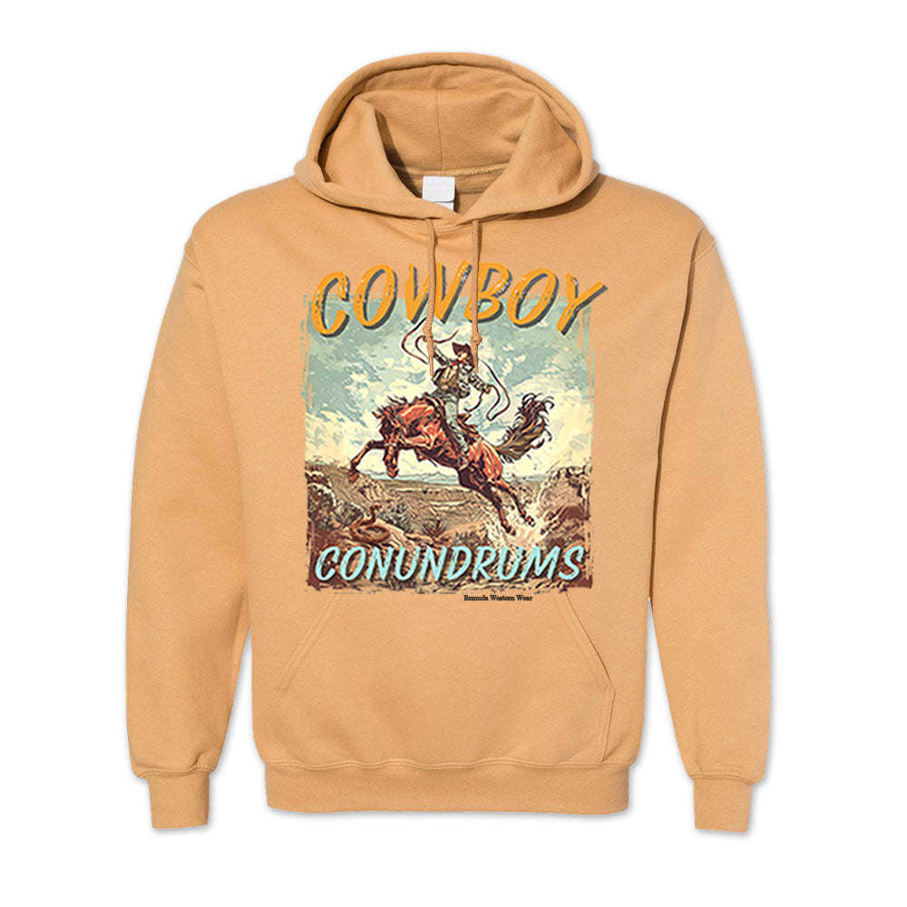 Cowboy Conundrums -  Adult Unisex Western Pullover Hoodie