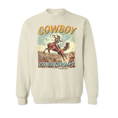 COWBOY CONUNDRUMS Western Adult Unisex Sweatshirt