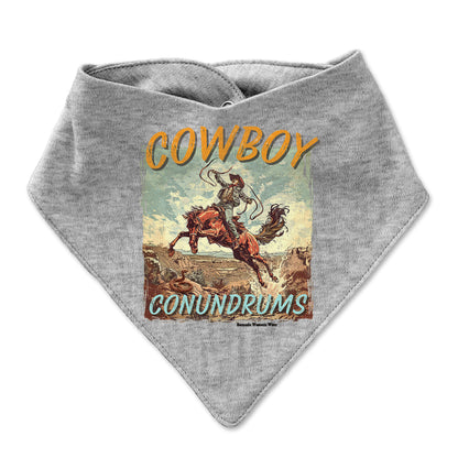 Cowboy Conundrums Infant Bandana Style Western Bib