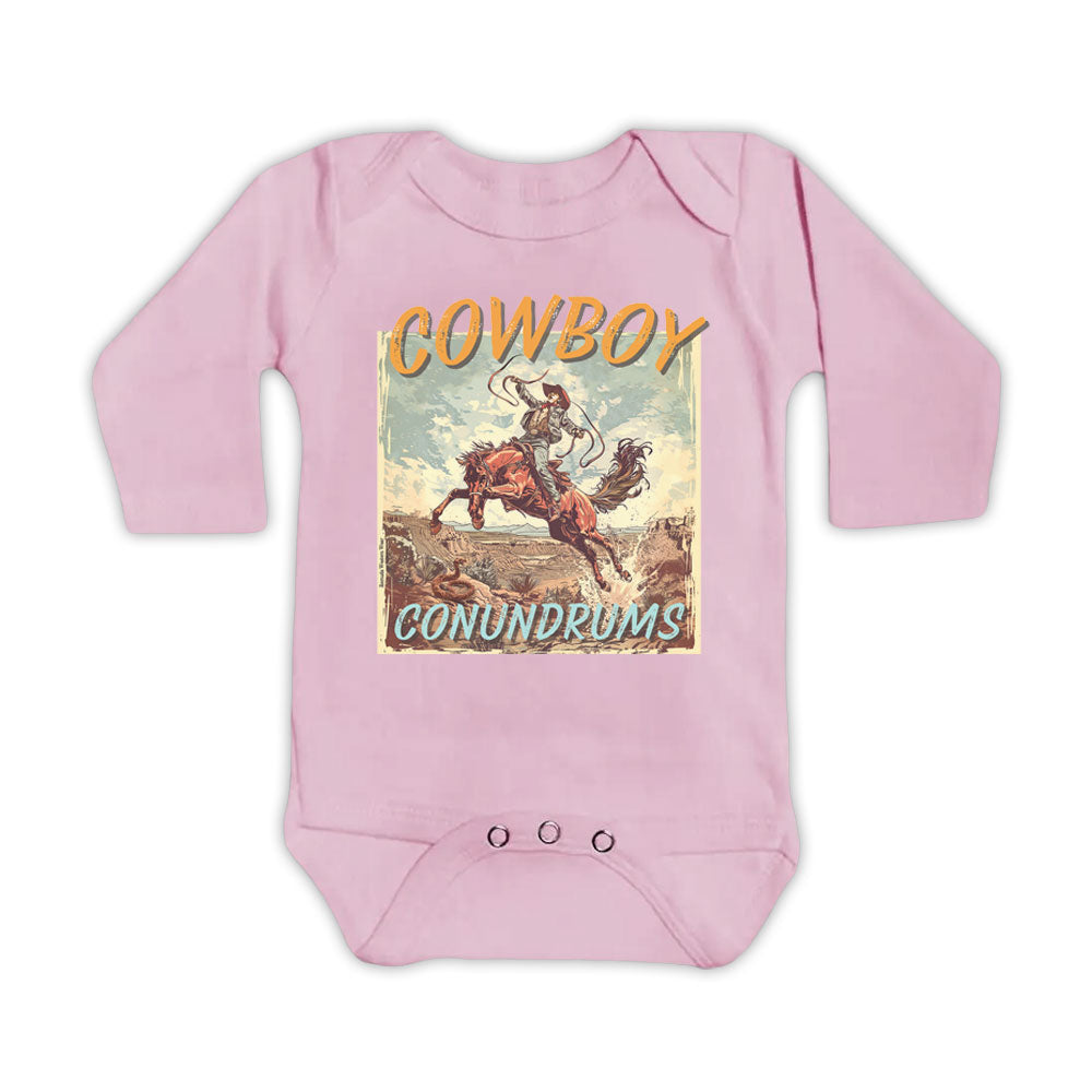 Cowboy Conundrums - Infant Western One Piece Romper