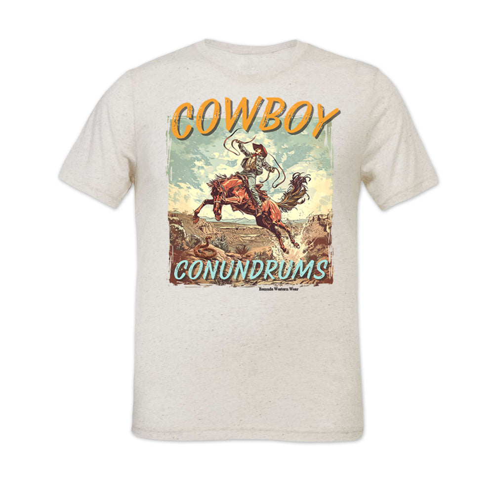 Cowboy Conundrums Adult Unisex Western Tee T-Shirt