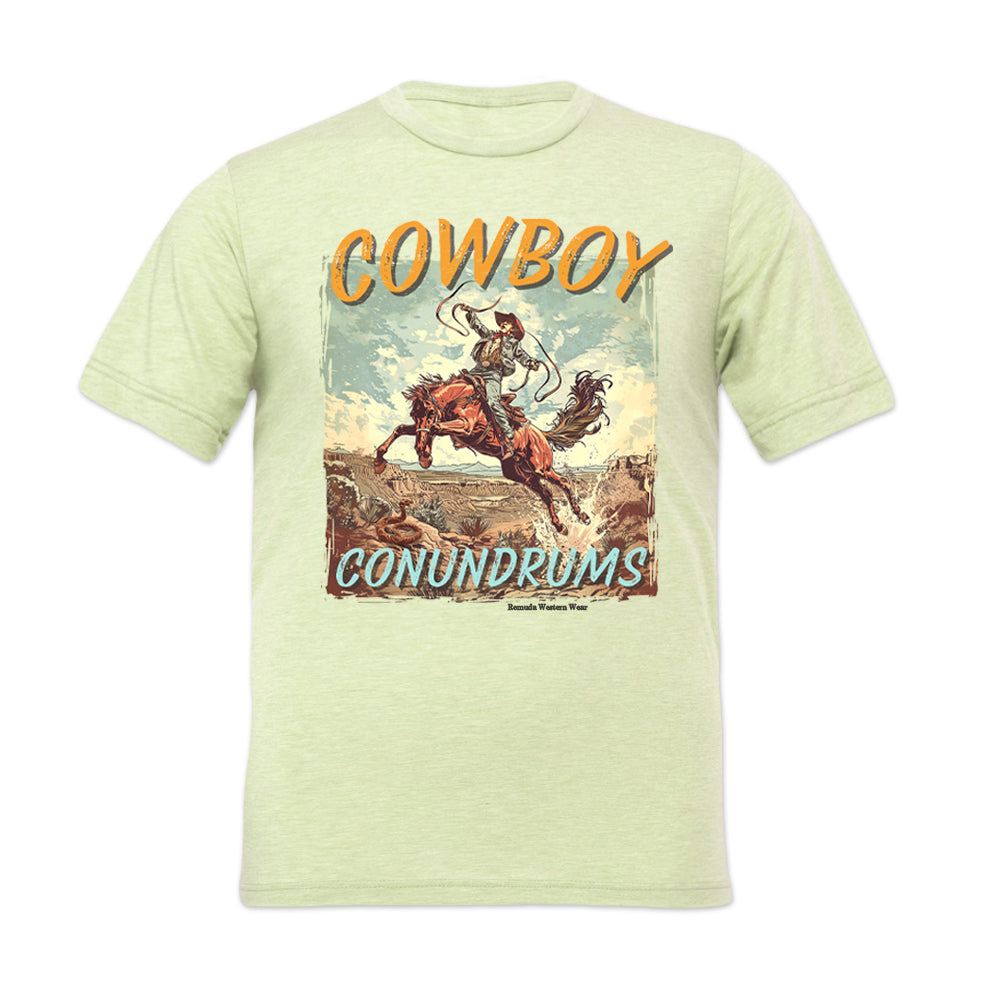 Cowboy Conundrums Adult Unisex Western Tee T-Shirt