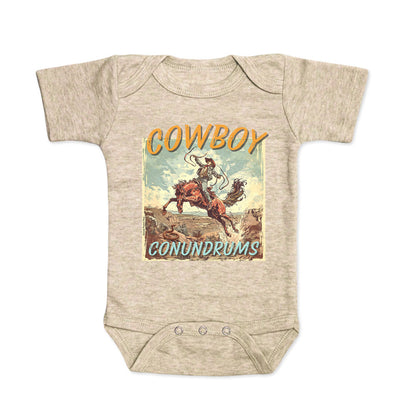 Cowboy Conundrums - Infant Western One Piece Romper