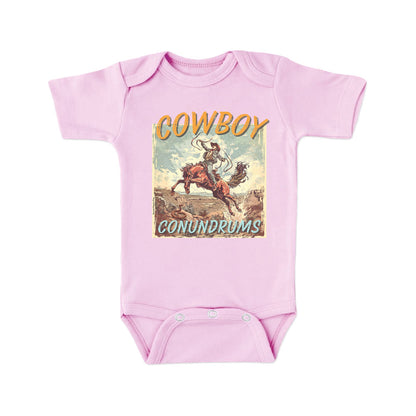 Cowboy Conundrums - Infant Western One Piece Romper