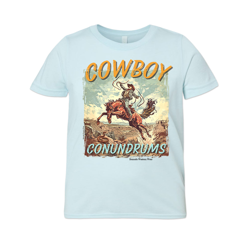 Cowboy Conundrums Youth Western Tee