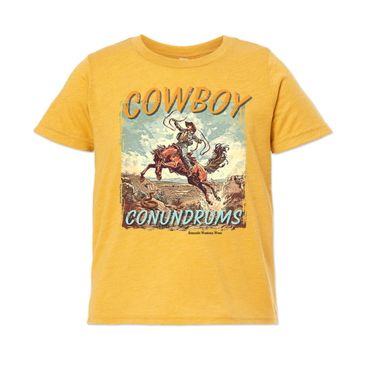 Cowboy Conundrums Youth Western Tee