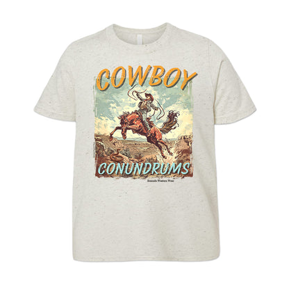 Cowboy Conundrums Youth Western Tee