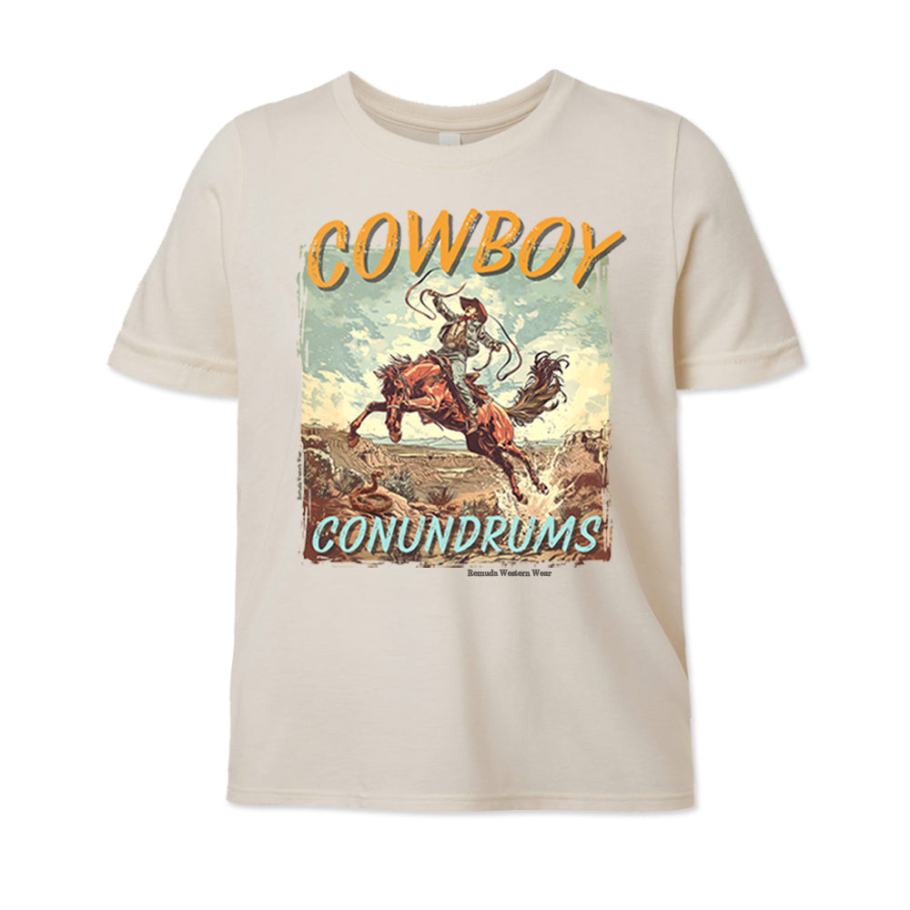 Cowboy Conundrums Youth Western Tee