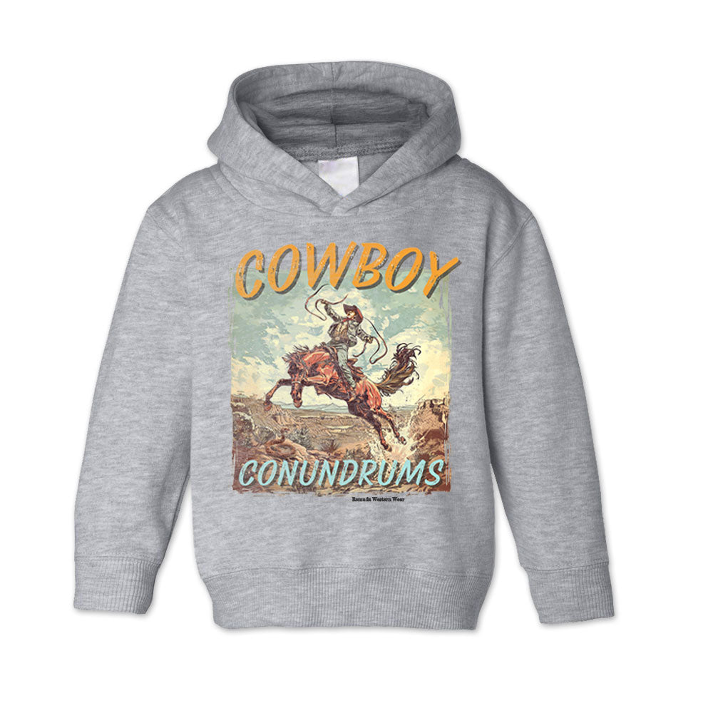 Cowboy Conundrums Toddler Pullover Hoodie