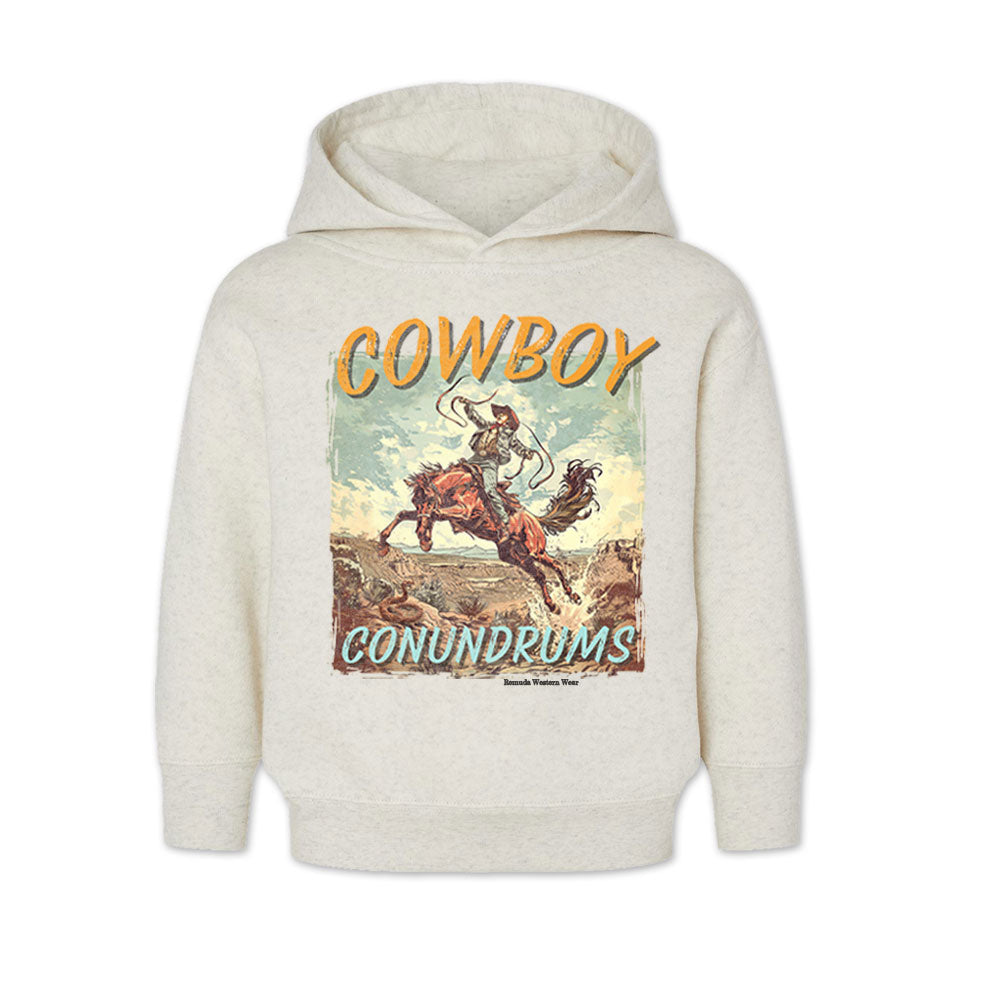 Cowboy Conundrums Toddler Pullover Hoodie