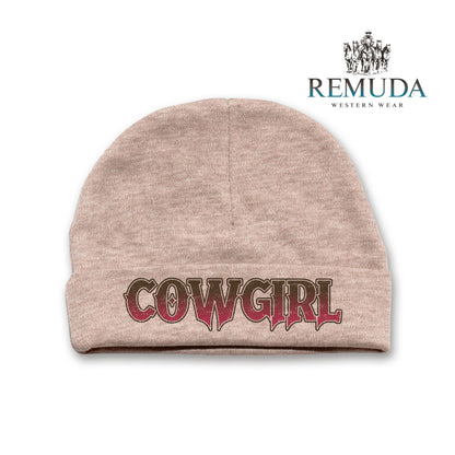 Cowgirl Infant Baby Western Beanie Hat Sandstone